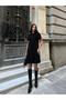 Modal Fabric Dress with Ornamental Pocket