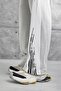 Men's Sweatpants Brush Gray Oversize Baggy Striped Loose Fit 3 Yarns Without Ruffles - 4