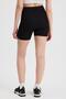 Black Corded Fabric Short Tights 2190m - 5
