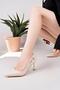 Skin Skin Side Gold Buckle Daily Stylish Stiletto - 2