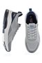 29657 Gray Navy Blue Transparent Sole Anatomical Breathable Orthopedic Walking Memory Foam Sports Shoes - 3