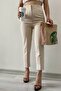 High Waist Pleated Orazio Carrot Pants - 2