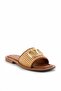 Beige Tan Straw Women's Slippers K04826501428 - 3