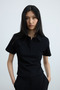 Black Jane Polo Neck T-Shirt - 5