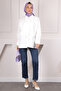 White Front Heart Ruffle Shirt - 3