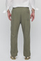 Men's Baggy Linen Pants with Elastic Waist - 8