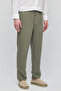 Men's Baggy Linen Pants with Elastic Waist - 2