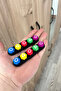 Squid Game Five Stones - 2 Pcs Model with Box and Ball - Colorful Stone Gonggi - 2