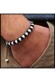 Natural Stone Bracelet, Howlite Bracelet, Macrame Bracelet, - 2