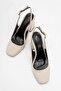PESCA Beige Leather Gova Women's Shoes - 3