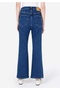 Regular Fit Women's Indigo Jean Trousers - 2