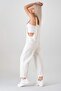 5 Pocket Linen Salopet - White - 3