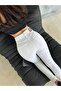 Button and Zipper Jeans - White - 7