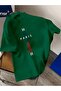 Men's Casual Round Neck T-Shirt, Geometric Paris Print,