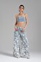 Women's Pasted Stone Design Denim Crop - 5
