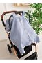 Waffle Pique Zippered Baby Stroller Cover and Double Sided Baby Stroller Cushion - 3