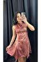 Satin Zero Sleeve Dress - 3