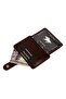 Men's Genuine Leather Wallet and Card Holder - Brown - 5
