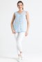 Sleeveless Melis Summer Muslin Blouse Ice Blue Bmv - 5