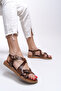 Ismenriah Women's Sandals 0012847 Tan - 4