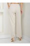 Slim Denim Linen Fabric Women's Pants - 2