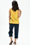 Sleeveless Poplin Zeyno Summer Blouse Yellow Yellow - 2