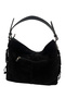 Bag 100% Real Leather Black Shoulder Bag - 2