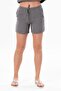 Pearl Tied Summer Muslin Shorts Gray Gray