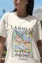 Popular Trend Italy Printed Women's Crewneck Oversize Tshirt
