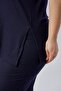 Large Size Side Slit Comfort Model Suit Tunic with Trousers 2-Piece Top and Bottom Set - 7