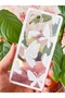 Galaxy Note 10 Lite A81 Case Transparent Butterfly Design Patterned Soft Cover with Camera Protection