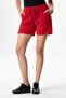 Pearl Tied Summer Muslin Shorts Red Krmz