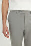 Cotton Slim Fit Slim Fit Side Pocket Flexible Casual Light Beige Trousers - 3
