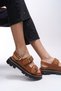 Ysalitia Women's Sandals 0012120 Tan - 5