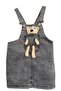Teddy Bear Denim Skirt Slopet Light Black Girls' Slopet - 2