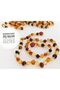 Original Amber Baby Tooth Evil Eye And Health Necklace