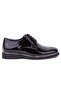 Dma08-025 Black Patent Leather Orthopedic Casual Men's Leather Shoes - 2