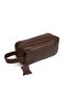 Men's Genuine Leather Casual Portfolio Handbag - Brown - 3