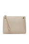Women's Beige Shoulder Bag with Internal Compartment Brand Text and Logo Pattern Zipper Closure Ew 000360   Af12036-M1051 - 6