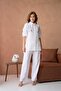 Bead Embroidered Linen Suit