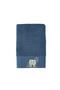 Mountain House Embroidered Cotton Indigo Towel (50X90) - 2