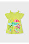 3963 Girl's Appliqued Dress