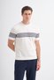 Men's Cazador Summer Black Basic Regular Fit Relaxed Cut Crew Neck Line Paneled Knitwear T-Shirt - 3