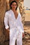 White Muslin Cotton Oversize Shirt - 2