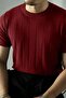 Bordo Örme Triko Tshirt - 6