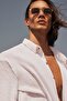White Muslin Cotton Oversize Shirt - 4