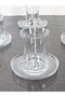 18-PIECE TEA SET SILVER BUTTERFLY WITH TEA SPOONS 6 GLASSES 6 PLATES 6 SPOONS - 3