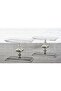 2-Piece Cast Silver Footed 29 cm Baton Presentation and Serving Plate - 2