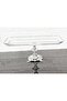 2-Piece Cast Silver Footed 29 cm Baton Presentation and Serving Plate - 5