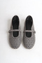 Women's Special Design Suede Stone-Encrusted Single Strap Ballerina Shoes - 2